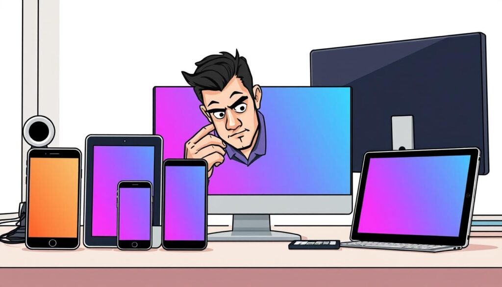 Consistência de cor em diferentes dispositivos Consistência de cor em diferentes dispositivos